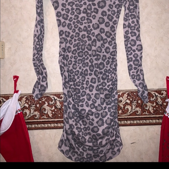 Rebecca Taylor cheetah dress- size SML - Picture 3 of 5